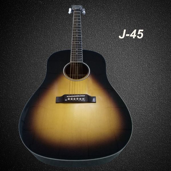 

Oem handcrafted guitar china made j45 tyle acou tic electric guitar hipping