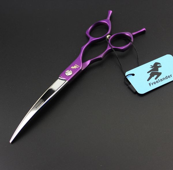 

Professional Shears Dog Pet Grooming Curved Scissor Polishing Tool Animal Haircut Suppliers Instruments Curly Sharp