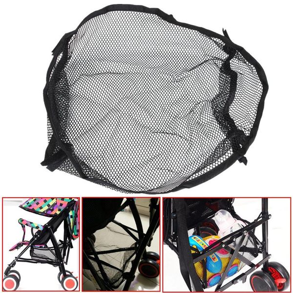 

wholesale- universal under storage net bag for buggy baby stroller pram organizer diaper umbrella bottle toys storage bags f20