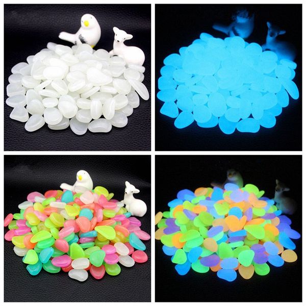 

noctilucent stone fishbowl landscaping noctilucent stones bonsai decorate man made noctilucent cobble multicolor artificial pebble ia555