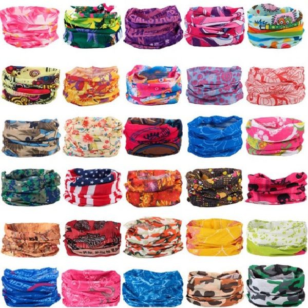 

New Fashion Multifunctional scarf Headband Outdoor Sports Turban Sunscreen Magic Scarves Veil Cycling Seamless bandanas