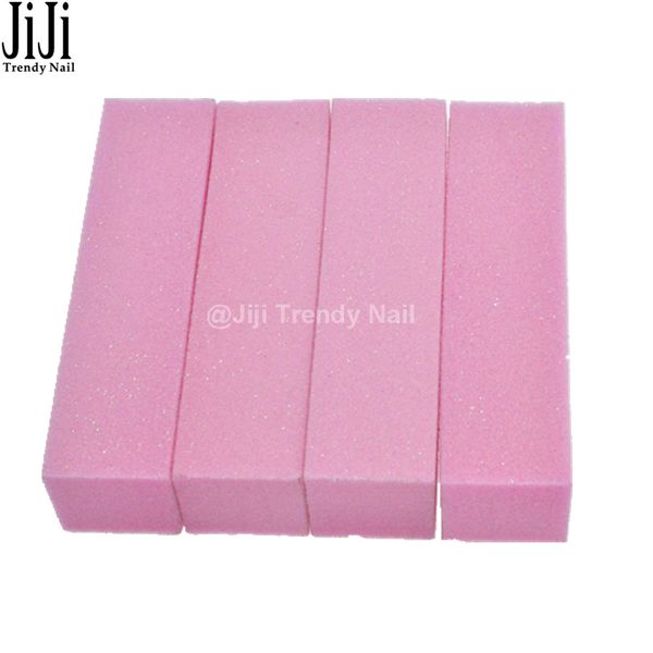 

wholesale- 4pcs/lot pink nail file buffer easy care manicure professional beauty nail art tips buffing polishing tool jitr05