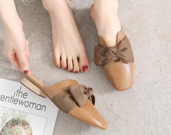 

2018 последний нет обуви, ulzzang прохладный тапочки, женская летняя мода новый шик, гонконг половина тапочки, Black