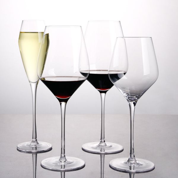 Fashion Red Wine Cup European Goblet Lead Free Crystal Glass