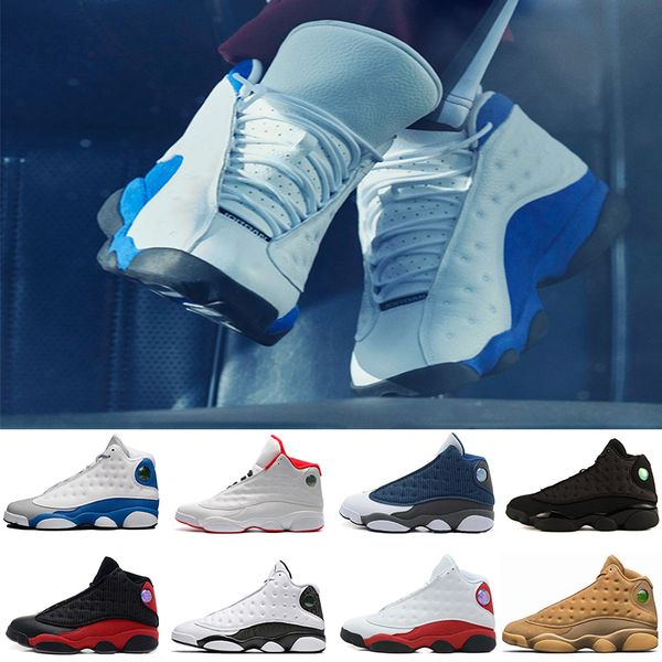 

Wholesale big Discount 13s Wine Red Cat mens basketball shoes GS Hyper 3M sneakers women Sports trainers running shoes Free Shipping