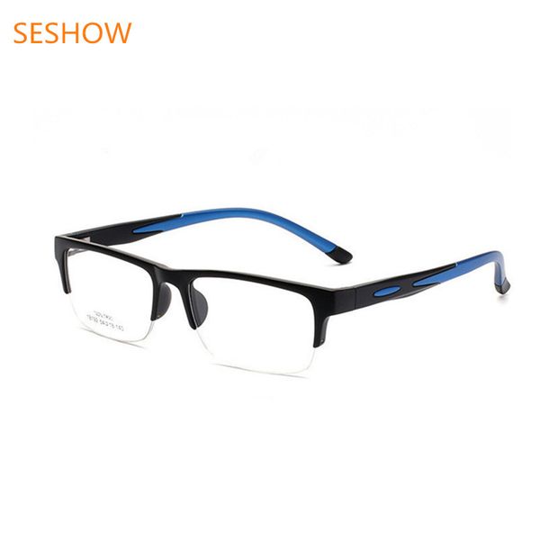 

2018new stylish tr90 men's eyeglass frame, half-frame sports stretch wire anti-skid glasses, optical prescription glasses, men, Silver