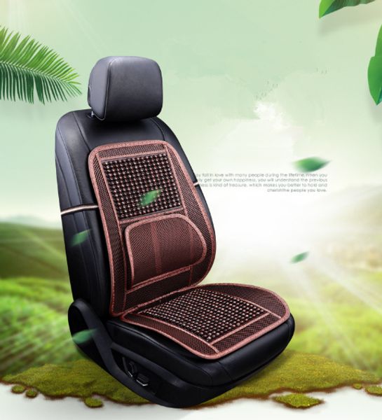 

2019 новый универсальный чехол на сиденье автомобиля высокое качество деревянные бусины подушка бамбуковые коврики здоровые летние подушки у