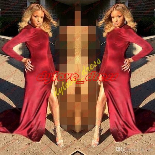 

2021 elegant plus size mermaid formal dresses long sleeve evening dress african formal evening dresses prom dress, Black