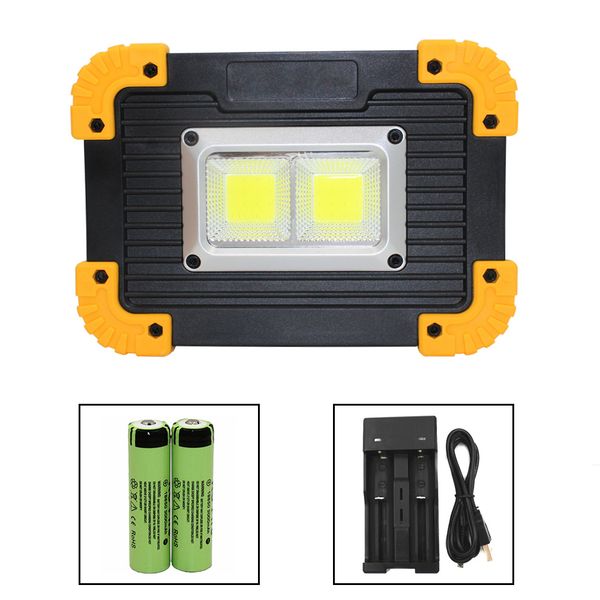 

2018 cordless led inspection light,180 degree 750lumens work light,20w cob rechargeable led work light