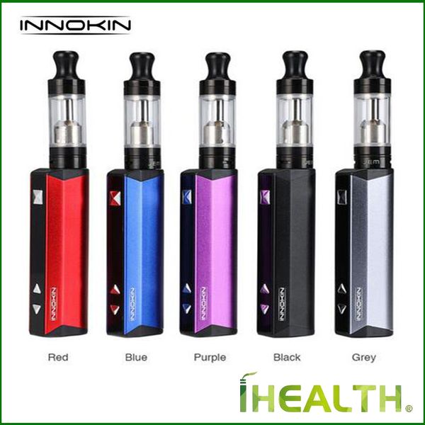 

100% подлинный Innokin Jem Бычок VW стартовый комплект с 1000mAh внутренняя аккумуляторная батарея 2 мл Емкость бака Jem