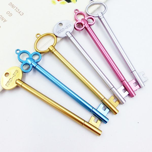 

key pen гелевая ручка новизны kawaii школьные принадлежности 4 цвета офиса стационарный фотоальбом kawaii ручки школа канцтовары 374