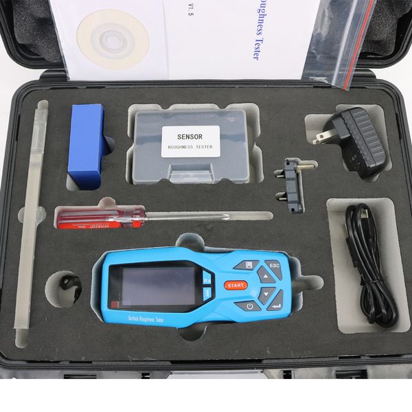 

kr220 portable rechargeable digital surface roughness tester with testing 20 parameters