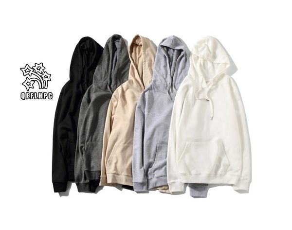 

autumn winter keep warm fashion casual men coat sweater long sleeves hats men hoodies & sweatshirts men clothing black white pullover a1823