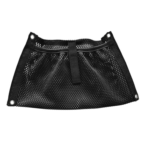 

black nylon boat gear beer storage mesh bag side pouch organizer for kayak camping rafting fishing canoe boat yatch accessories