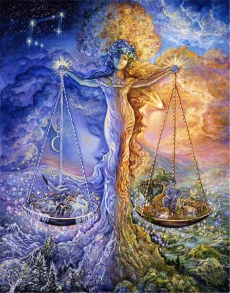 

rhinestone full round diamonds embroidery cartoon libra fairy diy diamond painting cross stitch kit home mosaic decoration ro0030