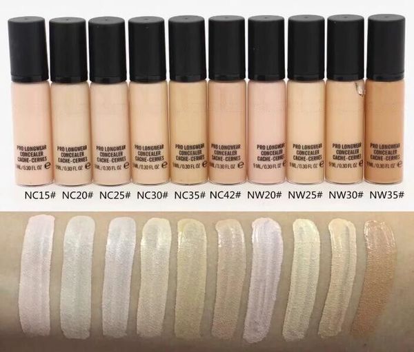 

Новый макияж жидкий Фонд PRO Longwear маскирующее кэш-CERNES 9 мл фонд 10 шт. / лот