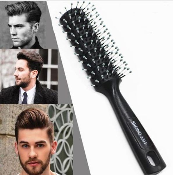 

1pc hair combs hair brush plastic antistatic men hairdressing comb hair styling tools y1-5, Silver