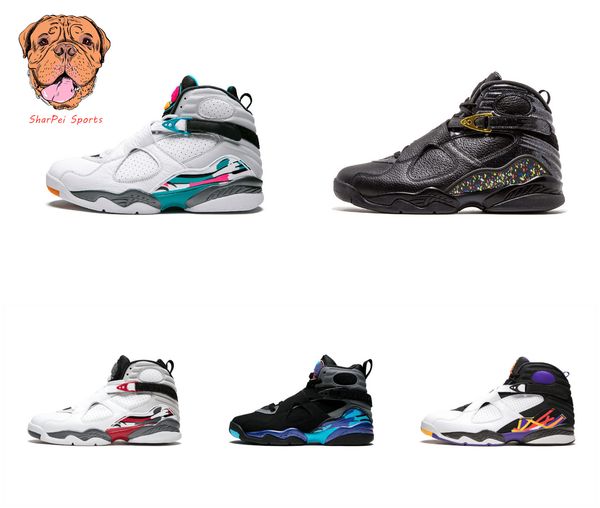 

with box j8 8 new viii retro ba ketball hoe men tood quality three peat playoff breathable training countdown pack athletic neaker