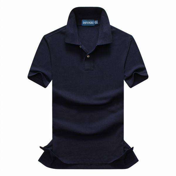 

leisure men's s-xxl polo solid short sleeves summer men's polo size color fashion 100% shirt cotton shirt nlgnn, Black