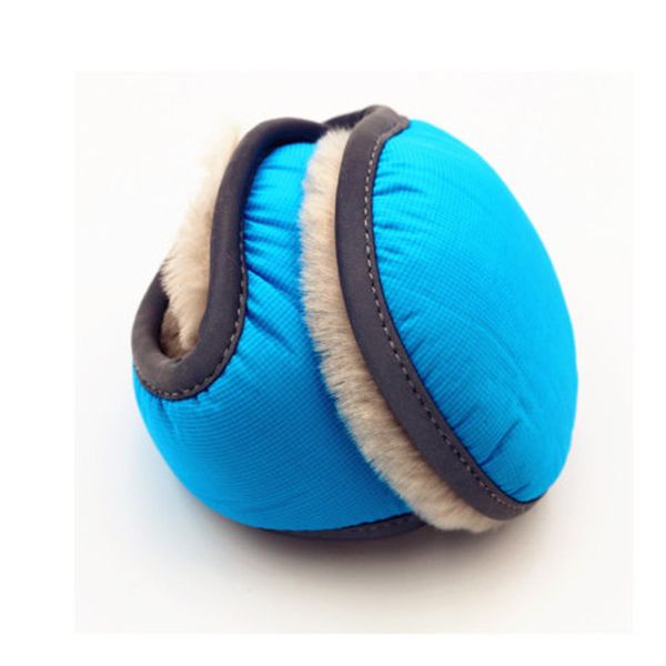 

2018 new women men collapsible earmuff winter ear muff wrap band warmer grip earlap earmuffs aa0026, Blue;gray