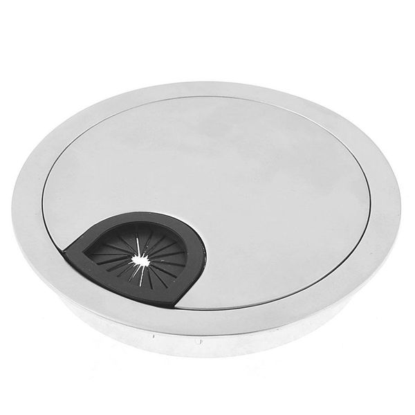 2019 Hot Gczw Silver Tone Grommet Cable Cord Hole Cover For Hot Gczw Silver Tone Grommet Cable Cord