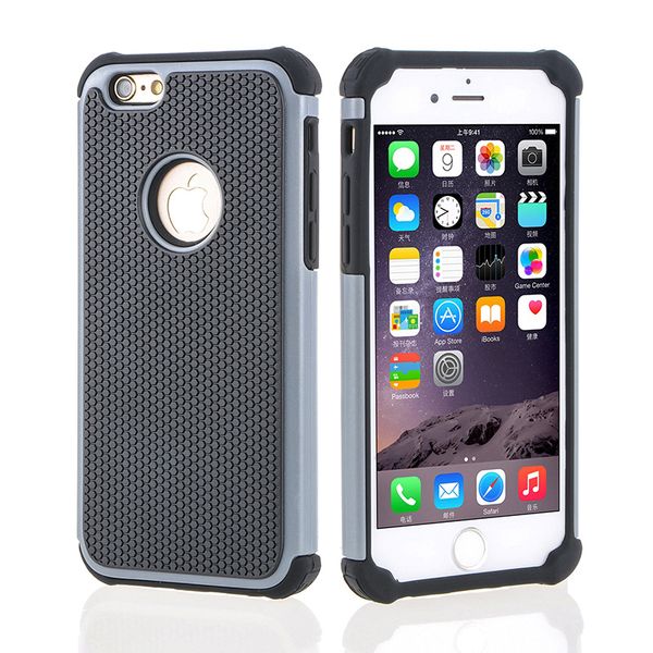 

2018 latest protective for iphone 6s case 3in1 football grain honey comb heat dissipation robot phone case for samsung mobile case