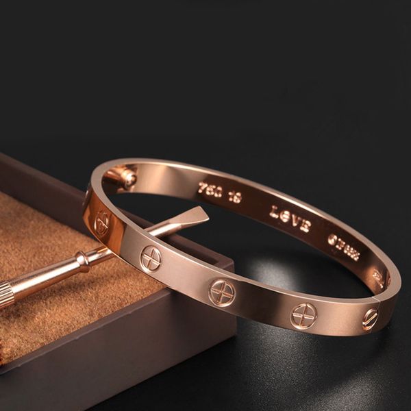 

Классические роскошный дизайнер ювелирных женщин-браслеты 18K золота винта из нержавеющей стали любови браслет очаровывает мужские браслеты Bracciali оптовыми