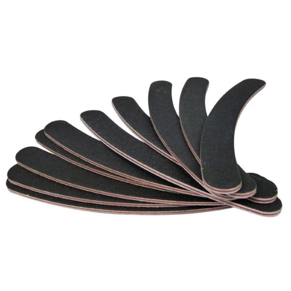 

nail files, curved, double-sided, black, 10 pieces