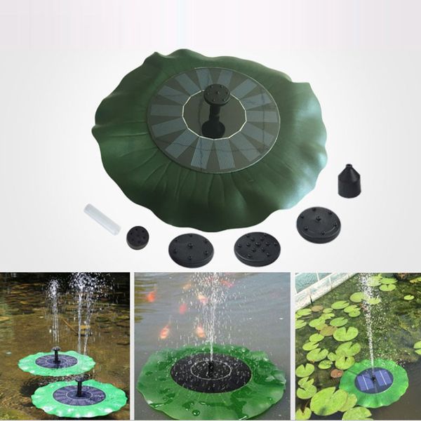 Foglia Di Galleggiante Pompa Fontana Solare Con Pannello Stagno Solare 1.4W Per