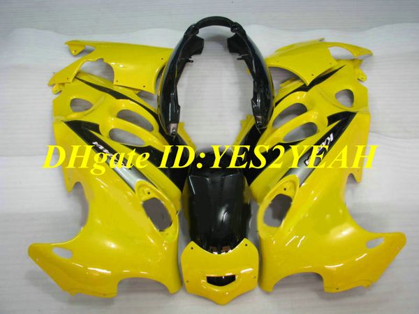 Kit de Carenagens de motocicleta Para SUZUKI KATANA GSXF600 GSX600F 2003 2006 GSXF 600 03 05 06 GSX 600F Amarelo preto Carenagem + presentes SY12