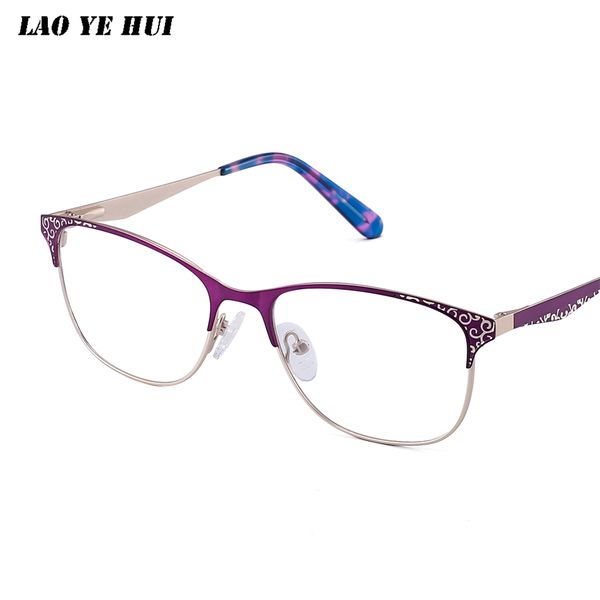 

lao ye hui clear lens glasses men women retro alloy frame eyeglasses transparent optical glasses frames spectacle ml0082, Silver