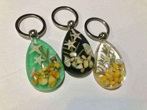 

yqtdmy 10 pcs trendy accessories double design mixed colorful back keyring keychain, Slivery;golden