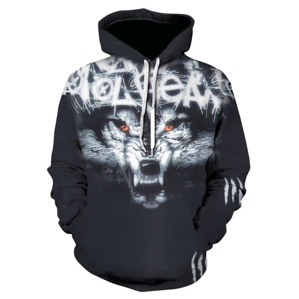 

where light and dark meet by jojoesart wolf 3d hoodies sweatshirts men women hoodie casual tracksuits fashion brand hoodie coats, Black