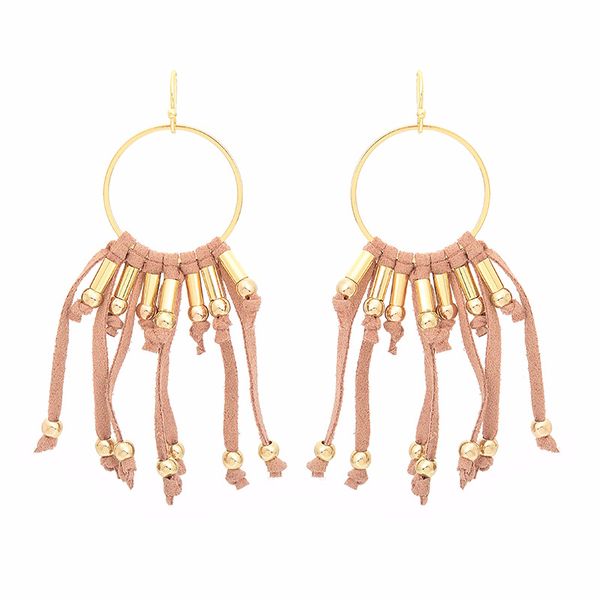 

exquisite european and american vintage art big dangle korean velvet tassel earrings women girls gift jewelry factory direct wholesale