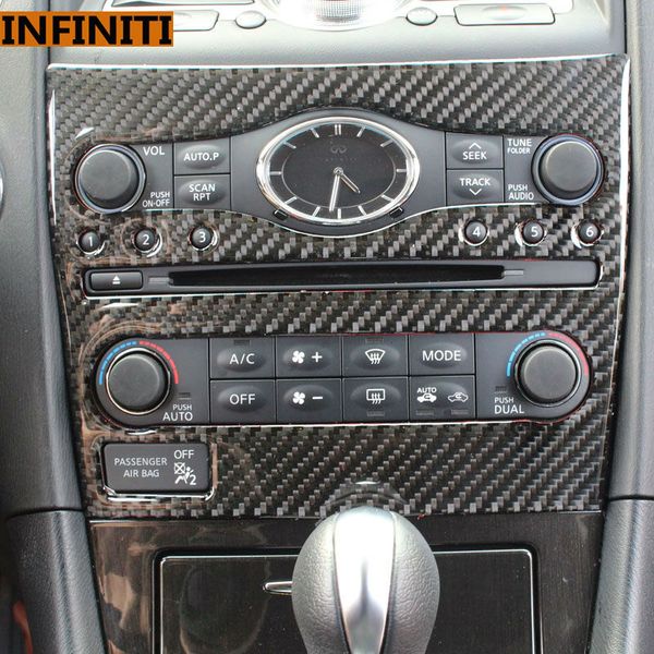 2019 Wholesale Adapt To Infiniti Qx70 Fx35 Fx50 Qx50ex25ex35ex37 Accessories Stickers Emblems Modification Of Carbon Fiber Car Interior Trim From