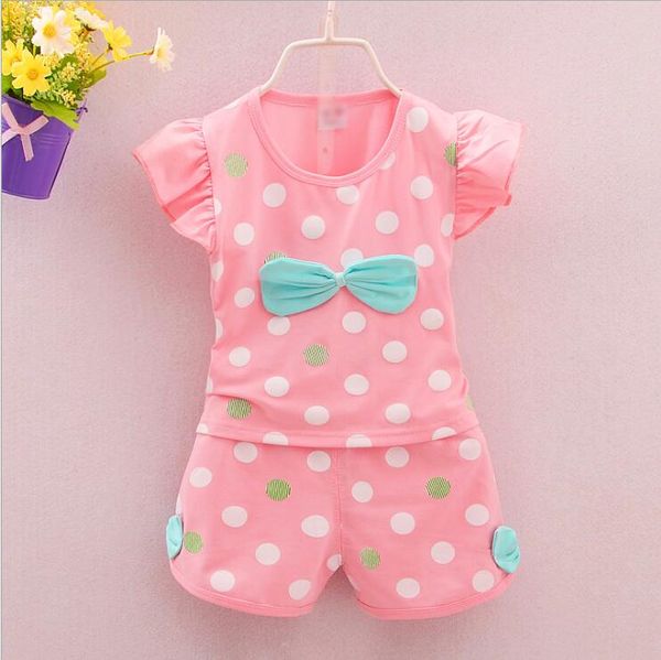 

Fashion Brand Summer Infant Baby Girls Clothes Sports Lovely Long Eyelashes Toddler Girl tops Pants Girls Suit Kids Clothes