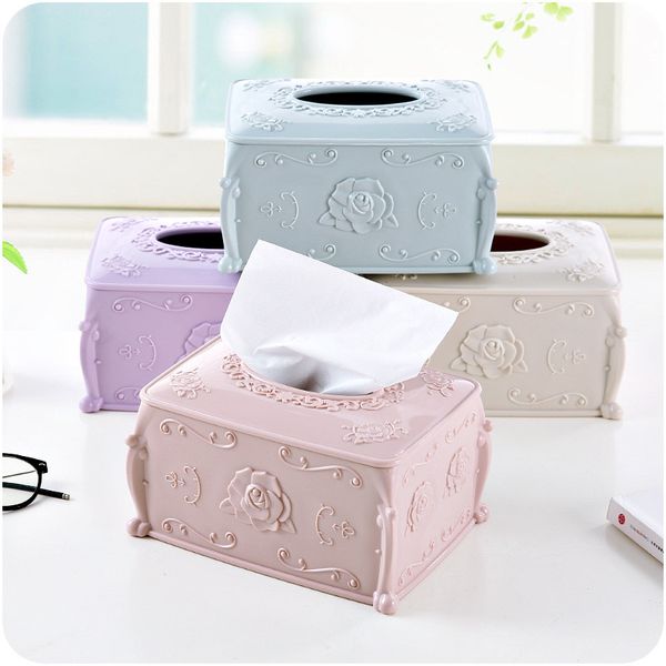

paper rack elegant round waterproof home rectangle shaped tissue box container towel napkin tissue holder box