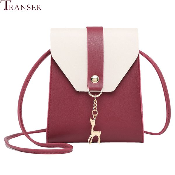 

transer women shoulder bags fashion pure color mini pack with deer toy hasp women messenger crossbody bag ladies handbags #35