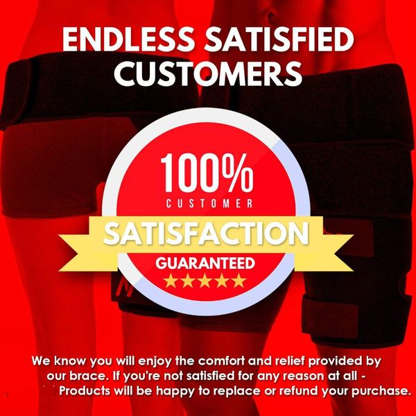 

compression wrap for groin hip thigh quad hamstring joints sciatica nerve pain relief strap, Black;gray