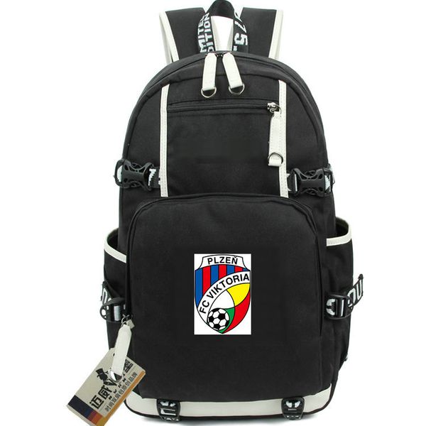

viktoria plzen backpack win player day pack football club school bag soccer team packsack quality rucksack sport schoolbag out door daypack
