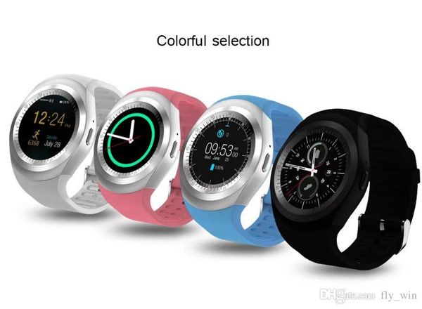 

new y1 smart watch round support nano sim &tf card with bluetooth 3.0 men women business smartwatch for ios android