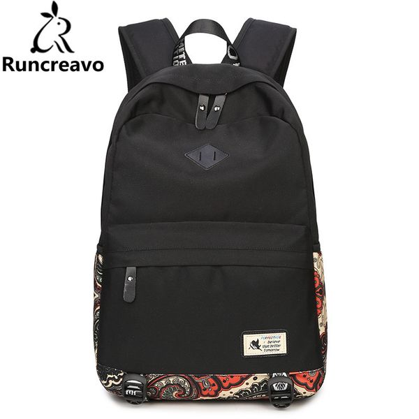 

2018 canvas rucksack women backpack sac a dos femme travel lapbackpack bag pack school bags for teenage girlsirls