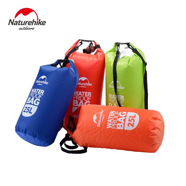 

naturehike 15l 25l dry drifting bag waterproof backpack canoe kayak rafting floating storage bags folding boating travel kit