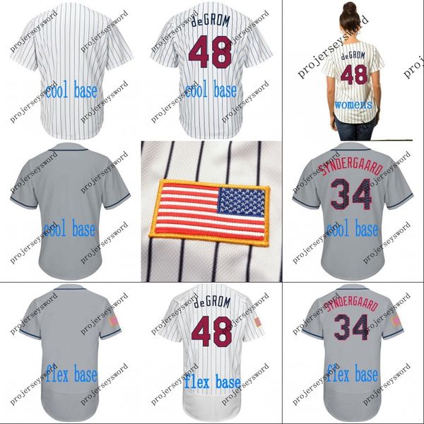 

2018 Stars & Stripes New York Jersey 5 David Wright 33 Matt Harvey 40 Jason Vargas 48 Jacob deGrom 52 Yoenis Cespedes Baseball Jerseys