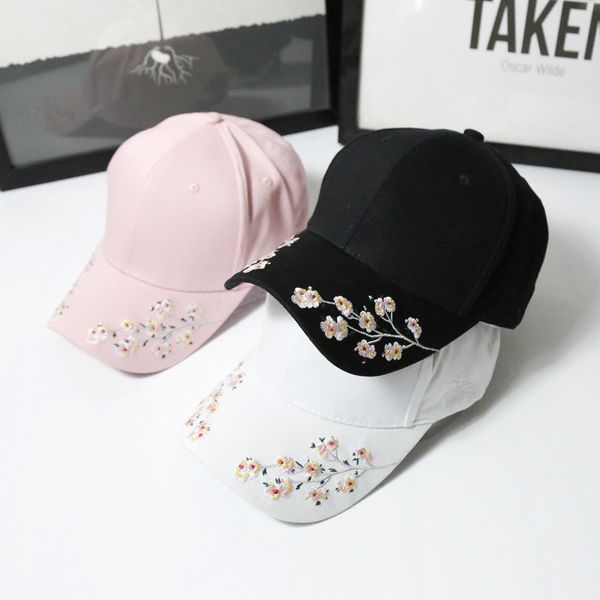 

men trapback hip hop hats new baseball caps women snapback cap flower summer embroidery curved autumn snapback caps bone, Blue;gray