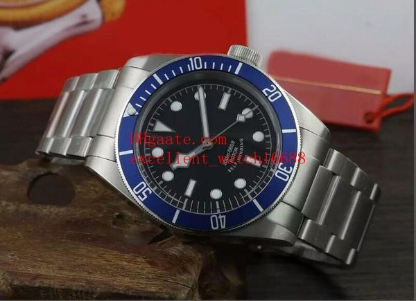 

new 3 styles luxury watches 41 mm black bay 79220r 79220b stainless steel black dial asian 2813 automatic mechanical mens watch watche, Slivery;brown