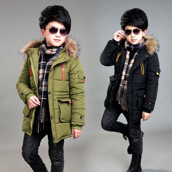 

boys coats and jackets size 5 6 7 8 9 10 11t age heavyweight husky winter autumn fall clothing wholesale 2018 hood wool zipper, Blue;gray