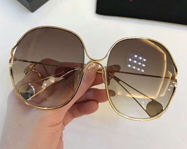 

солнцезащитные очки 0362s с коричневыми градиентными линзами sun 0362 sonnenbrille роскошные дизайнерские солнцезащитные очки new с коробкой, White;black