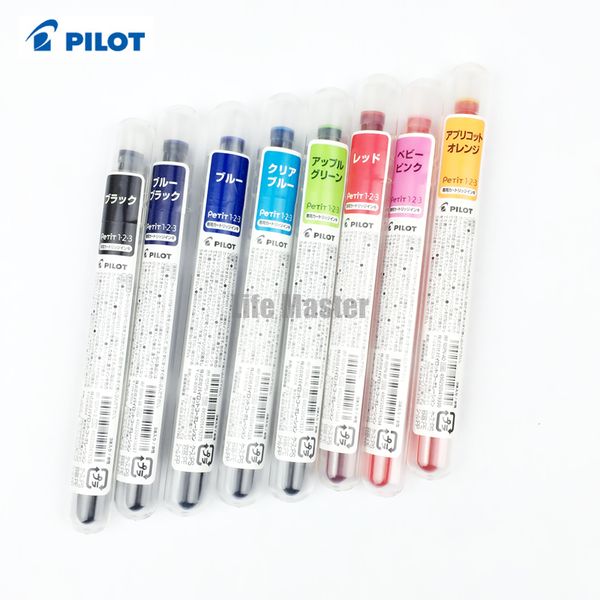 

student cute stationery lifemaster pilot ink cartridge of fountain pen petit 1 pen refill (3pcs ink /pack) irf-10spn