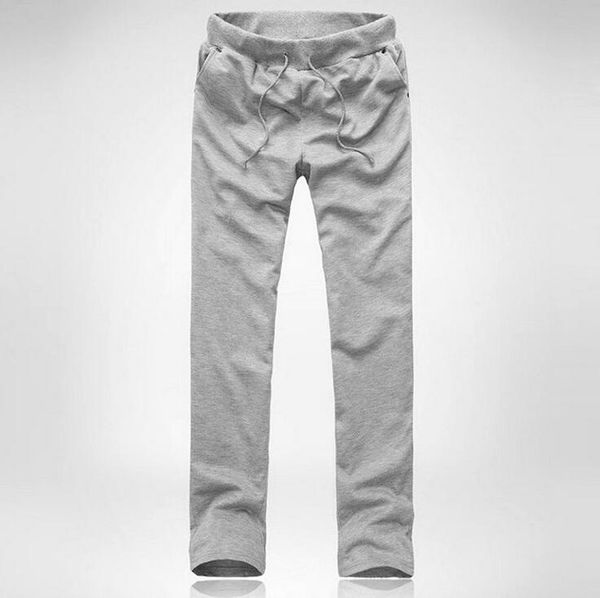 

spring new brand men's pants casual streetwear trousers new joggers men's pure color pantalon hombre mens sweatpants #c3, Black
